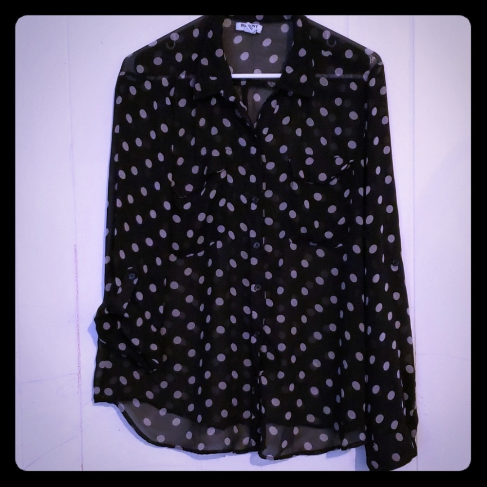 Button front blouse